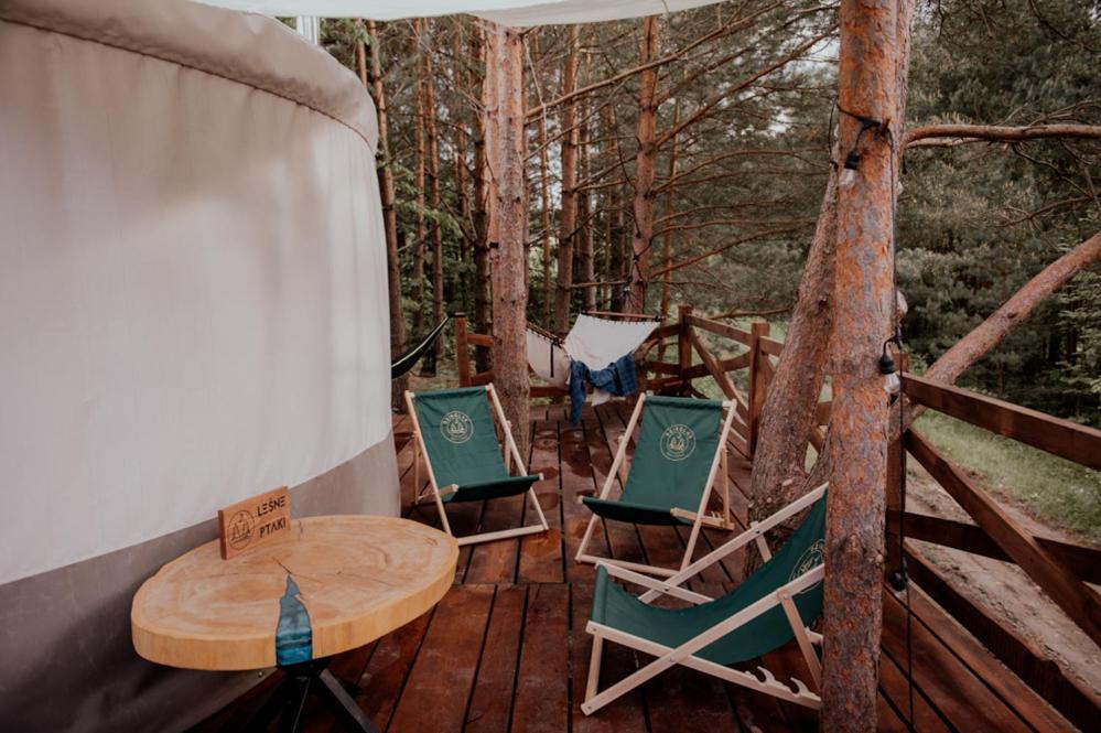 Jurty Z Widokiem, Prywatna Balia- Dzikolas Glamping Krasnobrod Ngoại thất bức ảnh