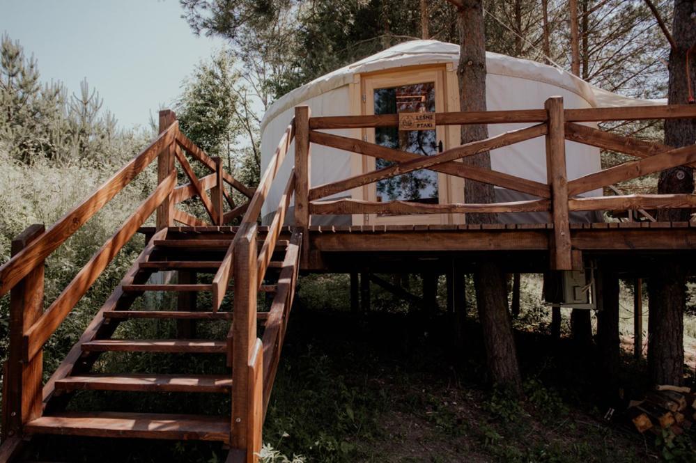 Jurty Z Widokiem, Prywatna Balia- Dzikolas Glamping Krasnobrod Ngoại thất bức ảnh